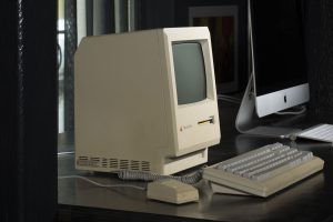 Een oude Apple Macintosh