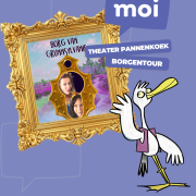 Een afbeelding met een lijst met daarin de gezichten van de theatermakers